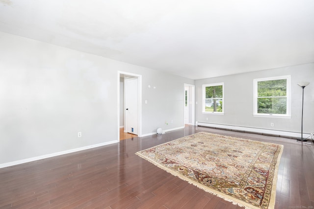 55 Charles Mary Dr, East Hampton, CT 06424 - unfurnished room with baseboard heating and wood finished floors