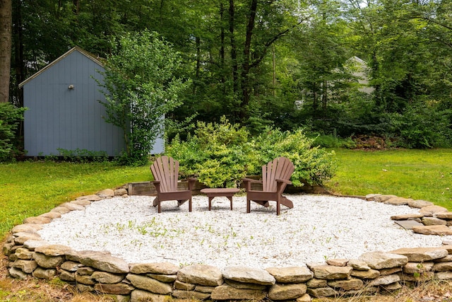 55 Charles Mary Dr, East Hampton, CT 06424 - view of patio / terrace featuring an outbuilding