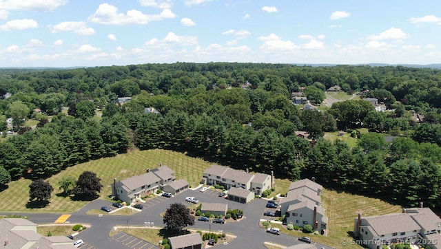 1102 Summer Hill Dr Unit 1102, South Windsor, CT 06074 - aerial view of residential area with a forest