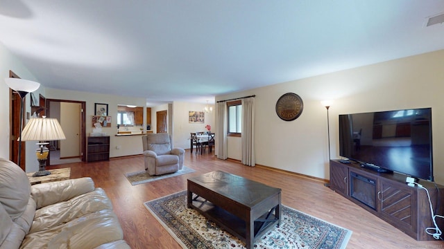 1102 Summer Hill Dr Unit 1102, South Windsor, CT 06074 - living room with wood finished floors