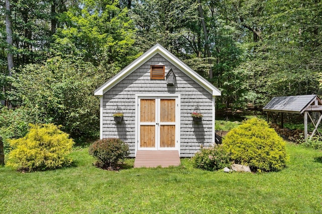 91 Fox Run Rd, New Canaan, CT 06840 - view of shed