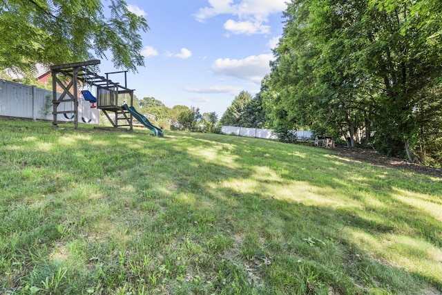 29 Gilyard St, Seymour, CT 06483 - view of yard with a playground