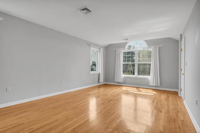 46 Pleasant Ave, Berlin, CT 06037 - unfurnished room featuring lofted ceiling and light wood-type flooring