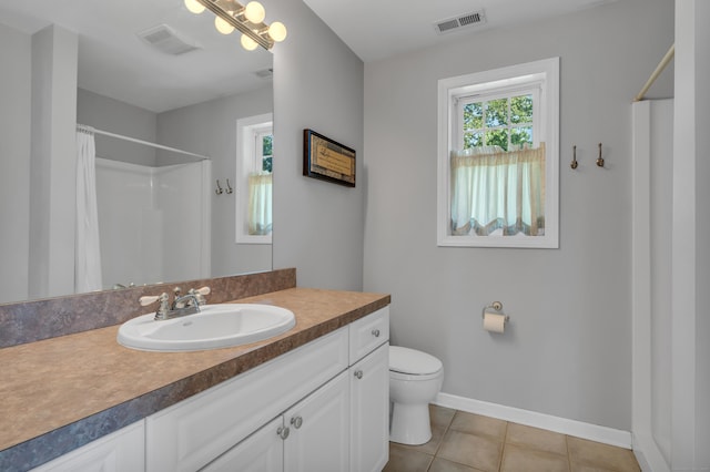 46 Pleasant Ave, Berlin, CT 06037 - full bath with vanity, tile patterned floors, and a shower with curtain