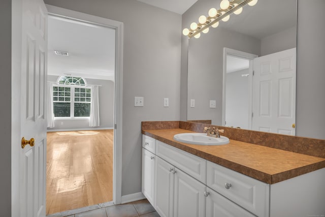 46 Pleasant Ave, Berlin, CT 06037 - bathroom with vanity and tile patterned floors