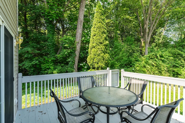 46 Pleasant Ave, Berlin, CT 06037 - wooden terrace featuring outdoor dining space