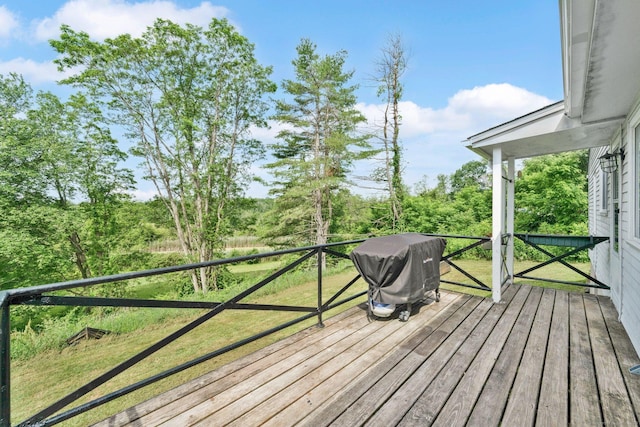 13 Baldwin Hill Rd, Litchfield, CT 06759 - wooden terrace featuring a grill