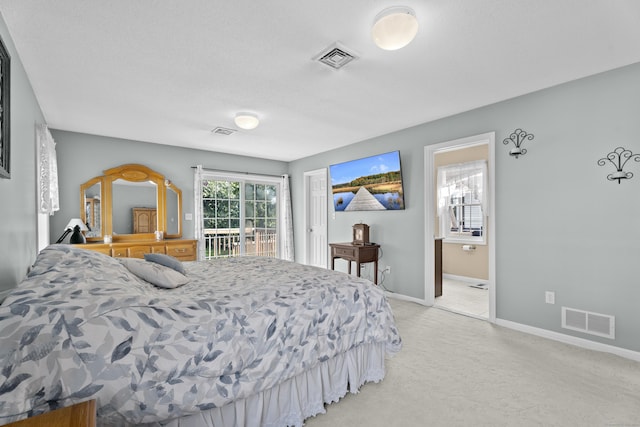 8 Barbara Ln, Southington, CT 06479 - bedroom featuring light colored carpet, access to exterior, and ensuite bath