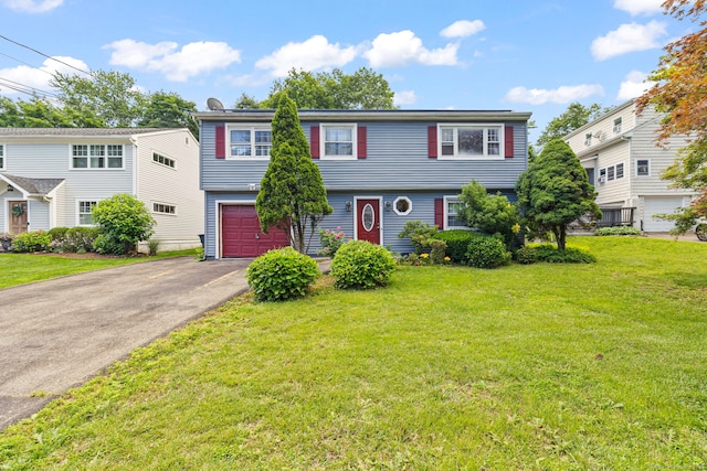 21 Gilbert Hill Rd, Norwalk, CT 06853 - colonial inspired home featuring an attached garage, driveway, and a front lawn
