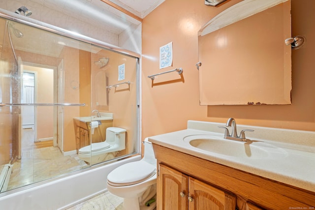 21 Gilbert Hill Rd, Norwalk, CT 06853 - full bathroom featuring combined bath / shower with glass door and vanity