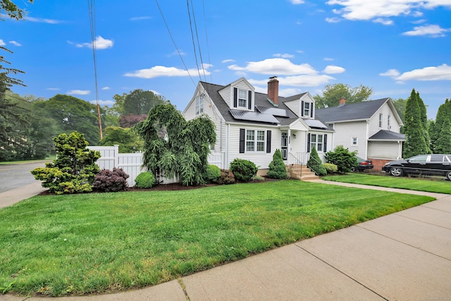 1462 Cutspring Rd, Stratford, CT 06614 - cape cod home featuring a chimney