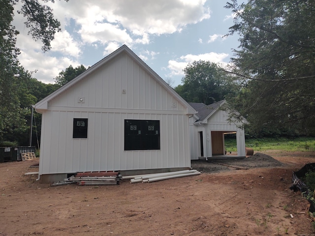 26 Depot Rd, Haddam, CT 06441 - view of home's exterior featuring board and batten siding