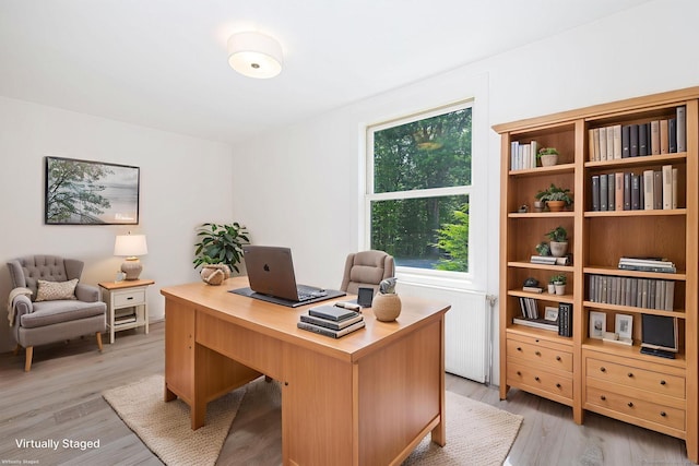 1669 Rte 169, Woodstock, CT 06281 - office area with light wood finished floors