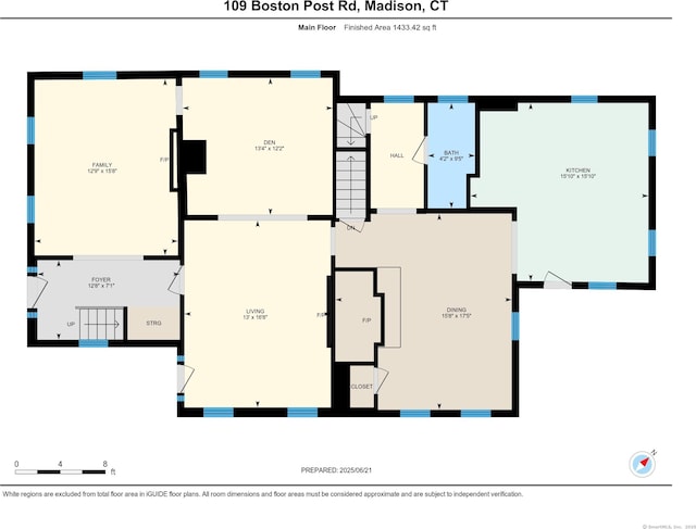 109 Boston Post Rd, Madison, CT 06443 - view of property floor plan