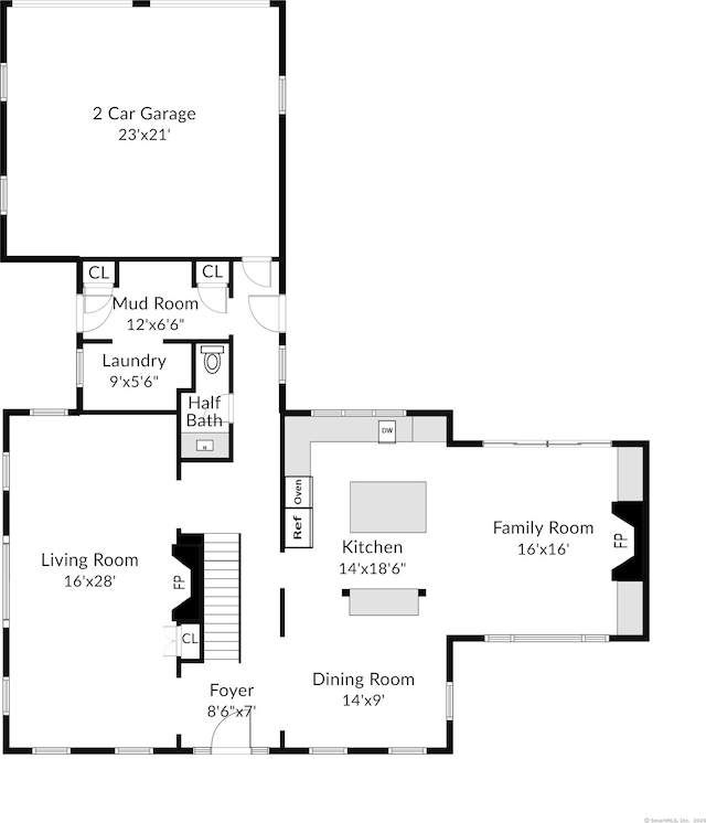 289 Wahackme Rd, New Canaan, CT 06840 - view of home floor plan