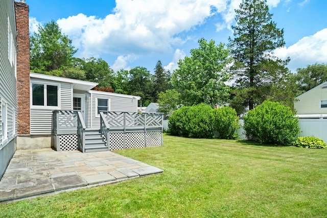 170 Southern Blvd, Danbury, CT 06810 - view of yard with a patio area and a deck
