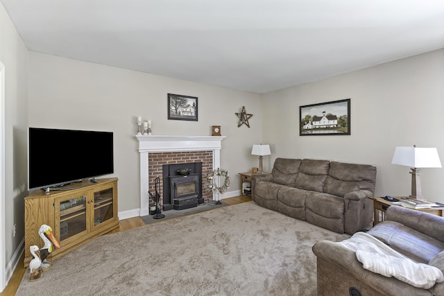 18 Jeans Ct, Woodstock, CT 06281 - living room with wood finished floors and baseboards