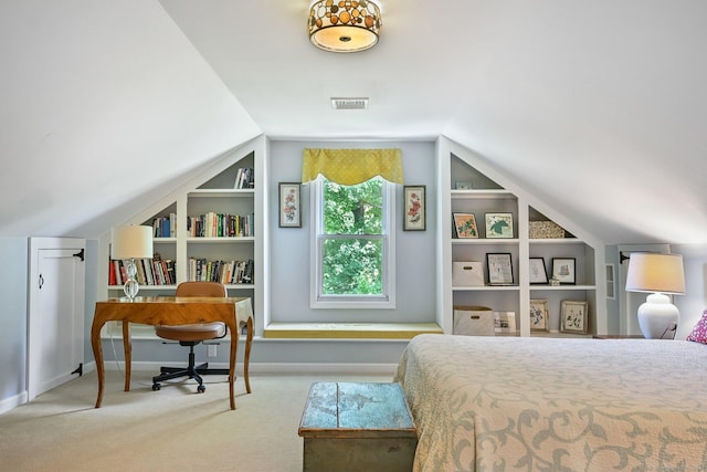 311 Wilton Rd E, Ridgefield, CT 06877 - bedroom with lofted ceiling and carpet floors