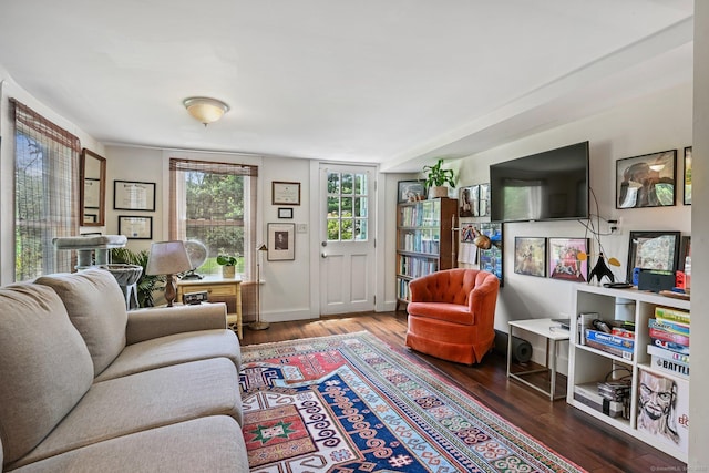 311 Wilton Rd E, Ridgefield, CT 06877 - living room with wood finished floors