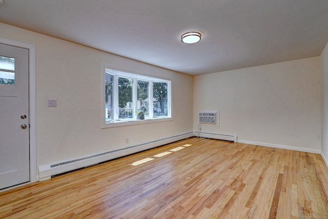 6 Overbrook Dr, East Hartford, CT 06118 - unfurnished room with baseboard heating, healthy amount of natural light, and wood finished floors