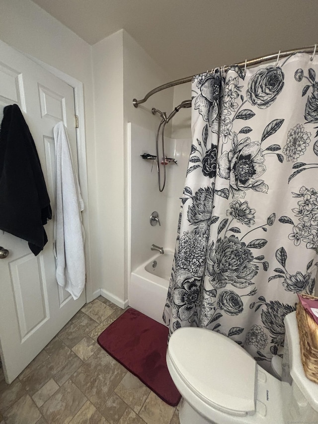 22 Wishing Well Ln Unit 22, New Milford, CT 06776 - full bathroom with stone finish floors and shower / tub combo