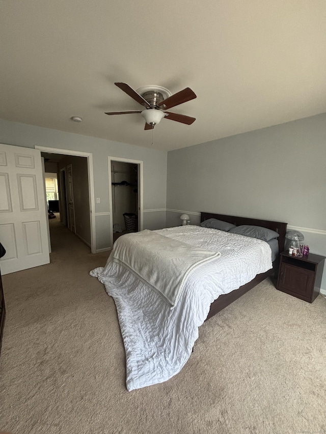 22 Wishing Well Ln Unit 22, New Milford, CT 06776 - bedroom featuring carpet floors and ceiling fan