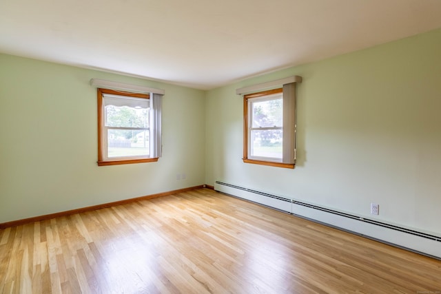 39 George Rd, Windsor Locks, CT 06096 - empty room featuring baseboard heating and wood finished floors