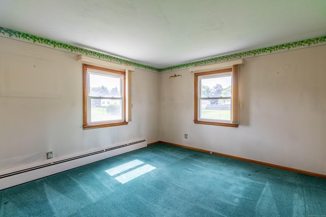 39 George Rd, Windsor Locks, CT 06096 - spare room with a baseboard radiator and carpet floors