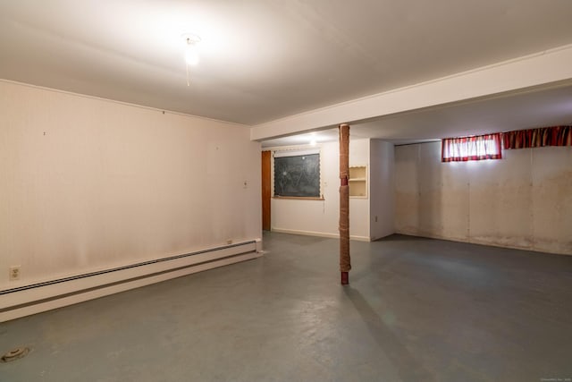 39 George Rd, Windsor Locks, CT 06096 - below grade area featuring baseboard heating