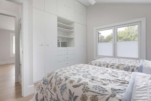 35 Emmons Ln, North Canaan, CT 06018 - bedroom featuring a closet, multiple windows, and light wood-style floors