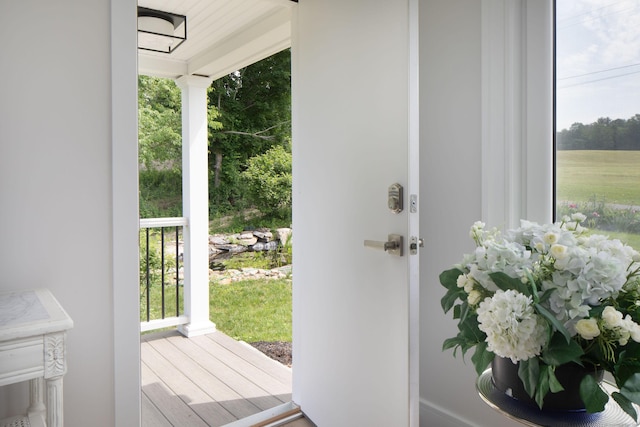 35 Emmons Ln, North Canaan, CT 06018 - doorway to outside with plenty of natural light