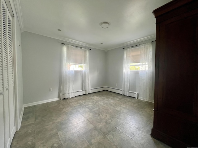 65 Patchen St, Stratford, CT 06615 - unfurnished bedroom featuring multiple windows and crown molding