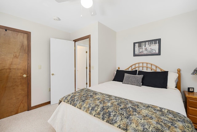 138 S Shore Rd, Killingly, CT 06241 - bedroom with light carpet and ceiling fan