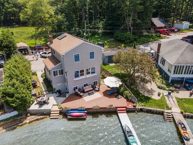 138 S Shore Rd, Killingly, CT 06241 - aerial view of property and surrounding area