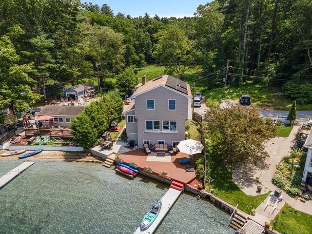 138 S Shore Rd, Killingly, CT 06241 - aerial view of property and surrounding area featuring a forest