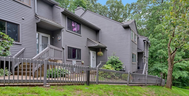 148 Conestoga Way Unit 148, Glastonbury, CT 06033 - view of front of home featuring a chimney