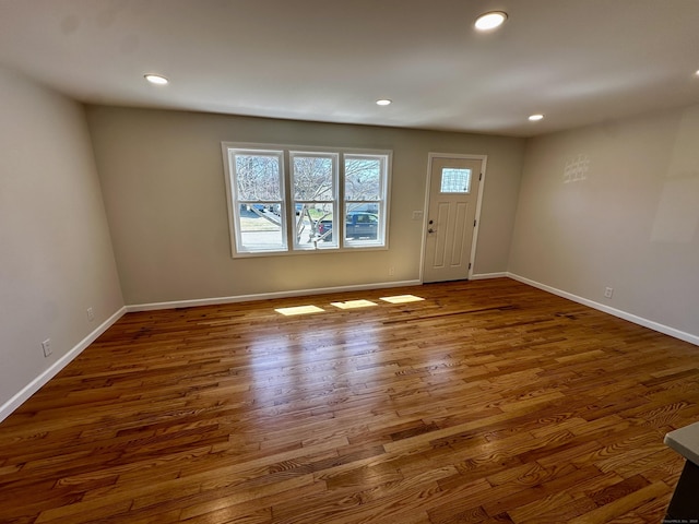 26 Riverdale Rd, Milford, CT 06460 - entrance foyer with recessed lighting and wood finished floors