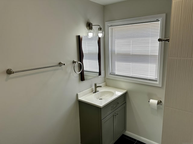 26 Riverdale Rd, Milford, CT 06460 - bathroom featuring vanity and baseboards