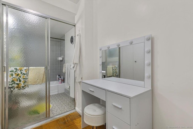 100 York St Unit 10R, New Haven, CT 06511 - bathroom featuring bath / shower combo with glass door