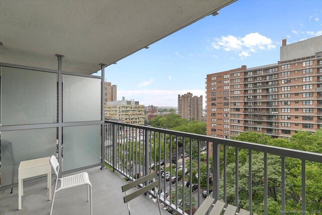 100 York St Unit 10R, New Haven, CT 06511 - balcony featuring a view of city