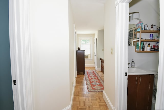 17 Adams St, Winchester, CT 06098 - hall with baseboards