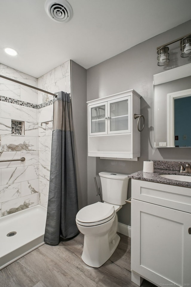 39 Wells Ave, Shelton, CT 06484 - full bath with vanity, wood finished floors, and a shower stall