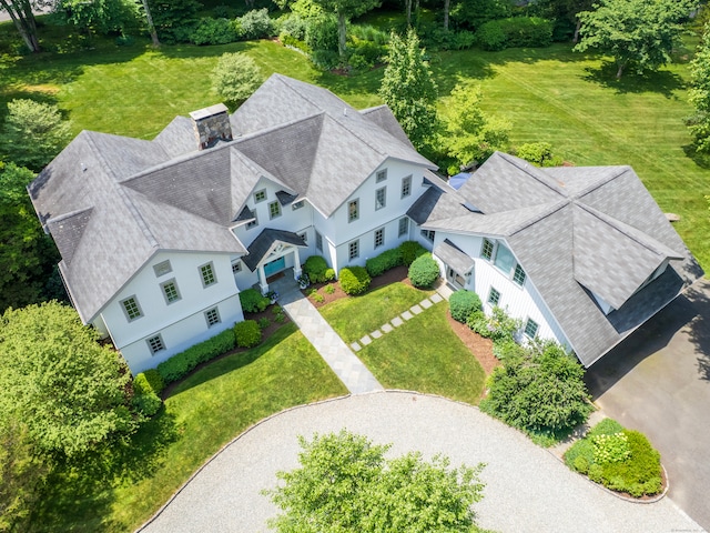 192 Catalpa Rd, Wilton, CT 06897 - view from above of property