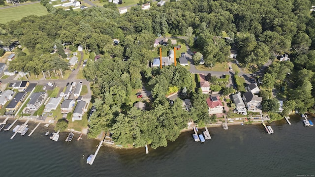 282 Halladay Dr, Suffield, CT 06093 - view of property location with a large body of water and nearby suburban area