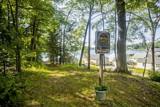 282 Halladay Dr, Suffield, CT 06093 - community sign with a water view