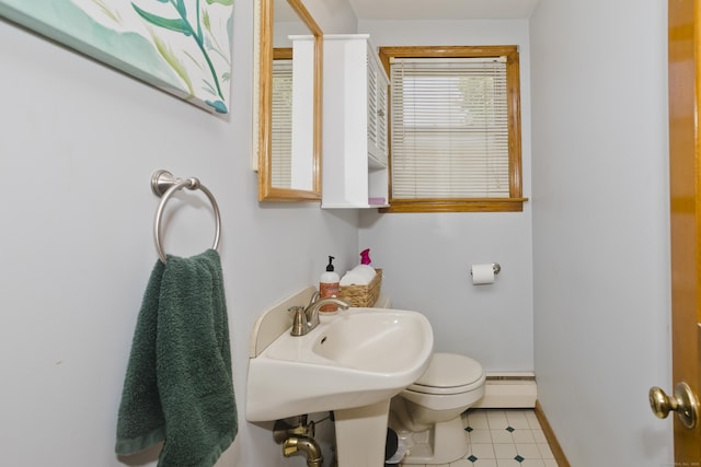 26 Sandpiper Rd, Enfield, CT 06082 - half bath with baseboard heating and baseboards