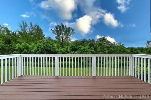 41 Mesa Dr, Bethany, CT 06524 - view of wooden deck