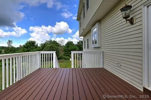 41 Mesa Dr, Bethany, CT 06524 - view of wooden deck