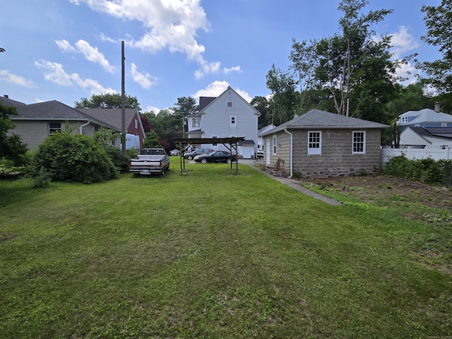 64 Pine St, Torrington, CT 06790 - view of grassy yard featuring a residential view