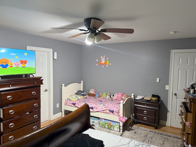 38 Padanaram Ave Unit 24, Danbury, CT 06811 - bedroom with wood finished floors and a ceiling fan